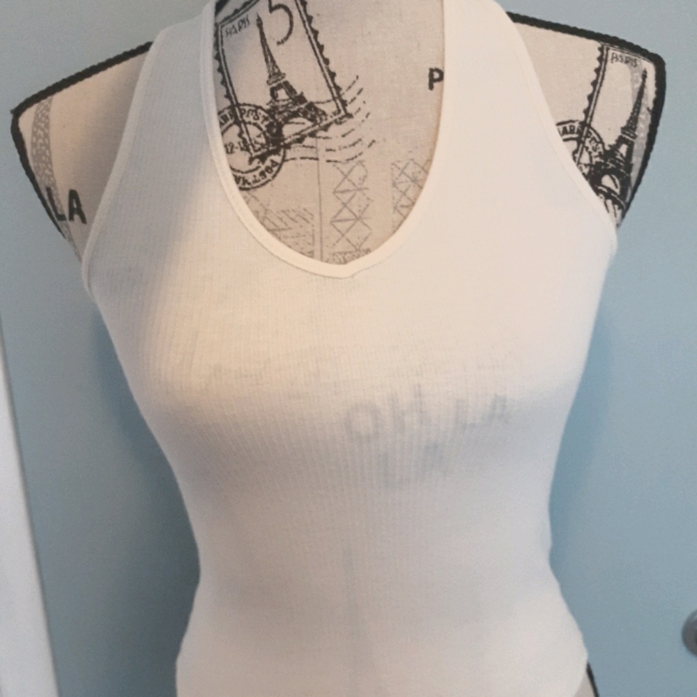 American Eagle white Halter top.